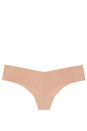 Almost Nude Victoria's Secret Sexy Illusions by Victorias Secret No Show Thong Knickers | JPK-962435