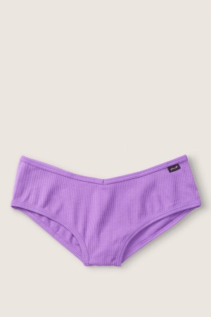 Amethyst Orchid Purple Halloween Victoria's Secret Cotton Cheeky Knickers | VOF-138645