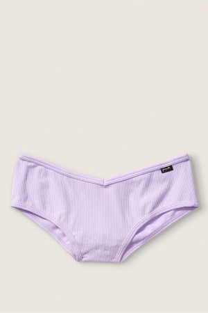 Amethyst Orchid Purple Halloween Victoria's Secret Cotton Cheeky Knickers | PFA-814057