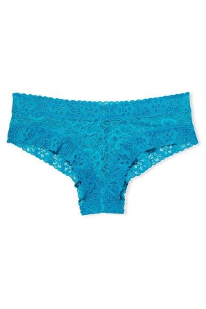 Aqua Sea Green Victoria's Secret The Lacie Lace Cheeky Knickers | PMZ-490328