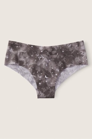 Arctic Ice Blur Blue Victoria's Secret No-Show No Show Cheeky Knickers | ANV-137408