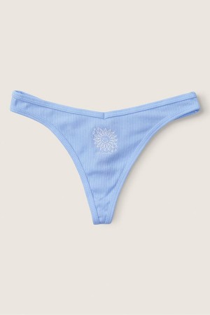 Atomic Pink Victoria's Secret Stretch Cotton Cotton Thong Knickers | PQI-729406