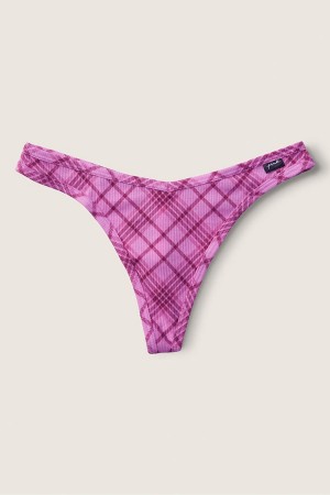 Atomic Pink Victoria's Secret Stretch Cotton Cotton Thong Knickers | HJQ-580642