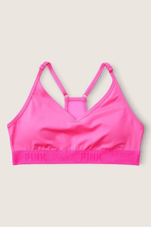 Atomic Pink Victoria's Secret Wear Everywhere Lightly Lined Low Impact Sports Bra | SLD-816359