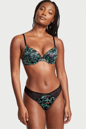 Black Butterflies Victoria's Secret Body by Victoria Smooth Full Cup Push Up Bra | BIR-160792