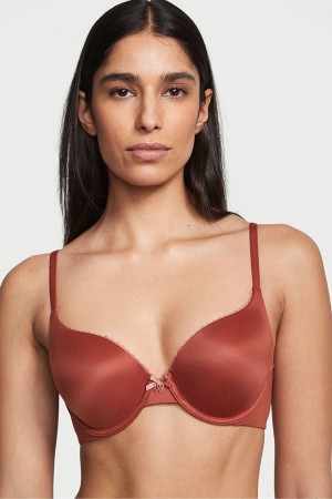 Black Butterflies Victoria's Secret Body by Victoria Smooth Full Cup Push Up Bra | NBX-805493