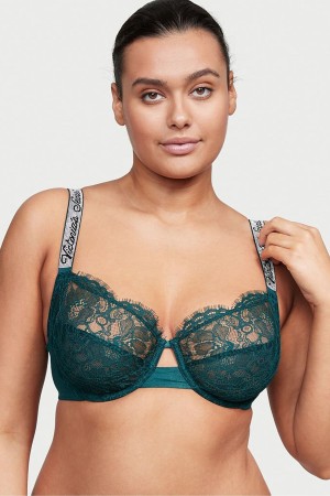 Black Ivy Green Victoria's Secret Very Sexy The Fabulous by Victoria’s Secret Full Cup Bra | AZK-014328