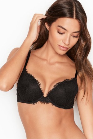 Black Lace Victoria's Secret Dream Angels Bra | VUT-349708