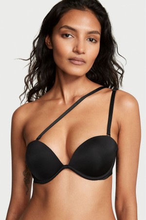 Black Victoria's Secret Bare Smooth Every Way Strapless Multiway Bra | ZNF-203459