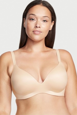 Black Victoria's Secret Bare Smooth Lightly Lined Non Wired Full Cup Bra | NYC-458073