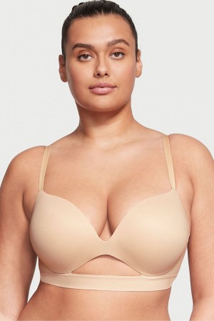 Black Victoria's Secret Incredible Smooth Non Wired Push Up Bra | XNH-135782