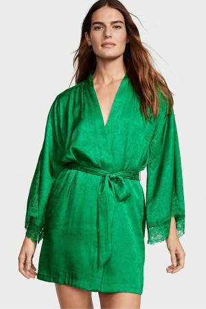 Black Victoria's Secret Lace Inset Robe | FNL-760851