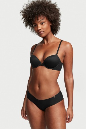 Black Victoria's Secret No-Show Smooth No Show Hipster Panty | SGT-346071