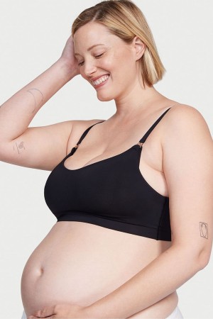 Black Victoria's Secret Non Wired Nursing Bra | FLZ-389570