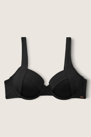 Black Victoria's Secret Push Up Bikini Top | TWP-382146