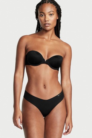 Black Victoria's Secret Sexy Illusions by Victorias Secret Smooth Lightly Lined Multiway Strapless Bra | WJI-341897