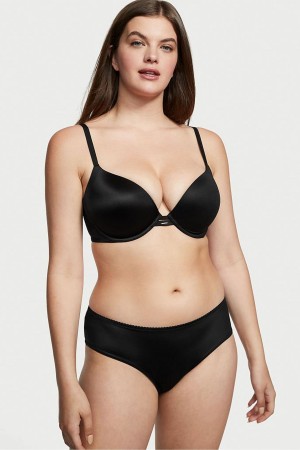 Black Victoria's Secret Very Sexy Cut Out Cheeky Knickers | UNC-530917