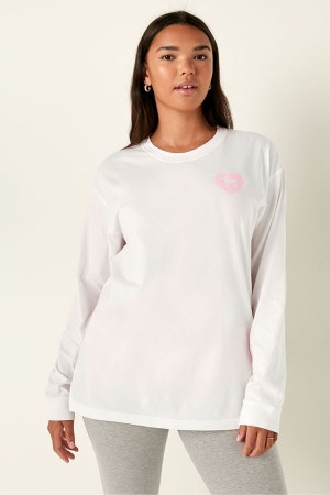 Bloom Green Victoria's Secret Long Sleeve T-Shirt | MYJ-152078