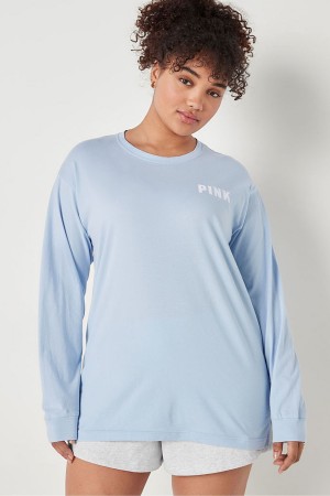 Bloom Green Victoria's Secret Long Sleeve T-Shirt | PGZ-671352