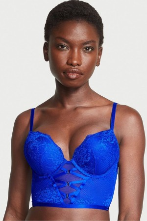 Blue Oar Victoria's Secret Very Sexy Strappy Fishnet Lace Bra | PJW-167403