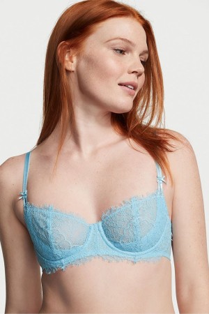 Blue Topaz Lace Victoria's Secret Dream Angels Bra | FHV-067254