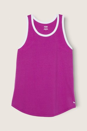 Bright Marine Blue Victoria's Secret Everyday Ringer Tank | QZH-308645