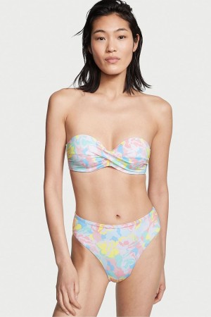 Camo Floral Blue Victoria's Secret Bikini Bottom | DNJ-231496