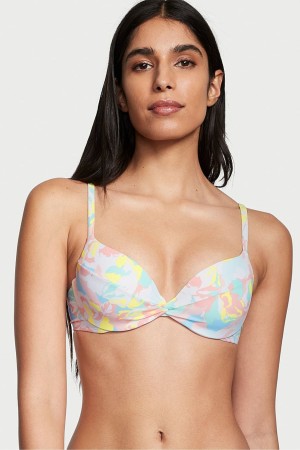 Camo Floral Victoria's Secret Swim Bikini Top | RLQ-032679