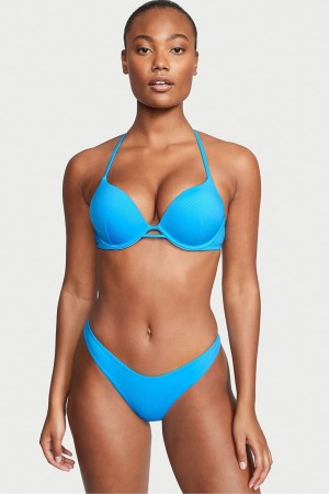 Capri Blue Victoria's Secret Swim Bikini Top | AVN-041538