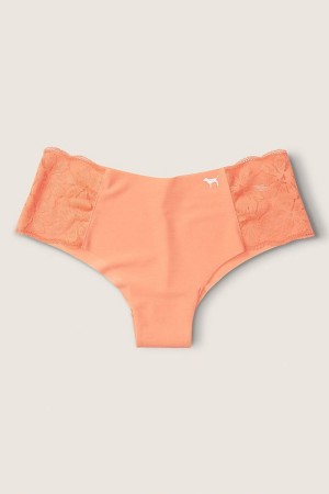 Capri Pink Multicolor Gradient Victoria's Secret No Show Cheeky Knickers | KMX-136087