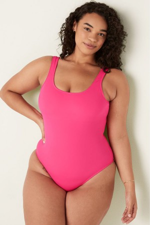 Capri Pink Victoria's Secret Scoop One Piece Swimsuit | PSJ-251973