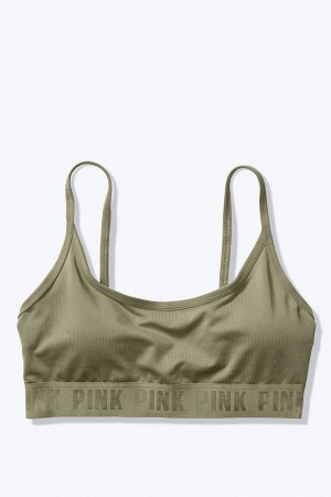 Chalk Rose Victoria's Secret Ultimate Scoop Lightly Lined Sports Bra | GKN-714820