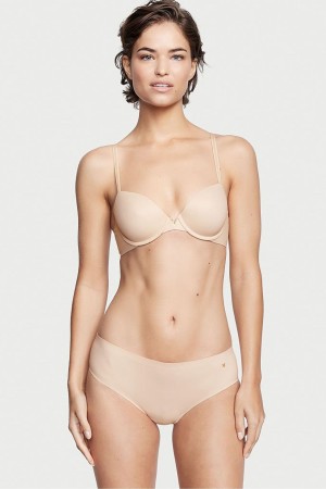 Champagne Nude Victoria's Secret Love Cloud Smooth Hipster Knickers | PWG-240386