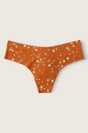 Cinnamon Spice Orange Victoria's Secret No-Show NoShow Thong Knickers | EKP-625390