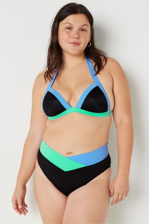 Cornflower Blue Colour Block Victoria's Secret Bikini Bottom | XNW-981702