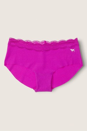 Dahlia Magenta Pink Victoria's Secret No-Show No Show Hipster | WME-701956