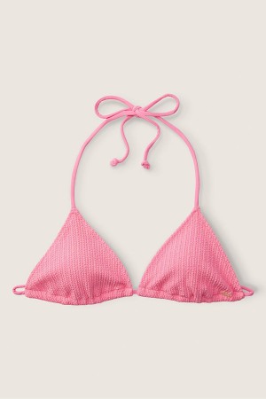 Dreamy Pink Victoria's Secret Crinkle Bikini Top | CYO-678934