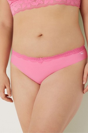 Dreamy Pink Victoria's Secret No-Show No Show Thong | GYX-093571