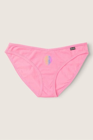 Dreamy Pink Victoria's Secret Stretch Cotton Cotton Bikini Knicker | FEN-683157