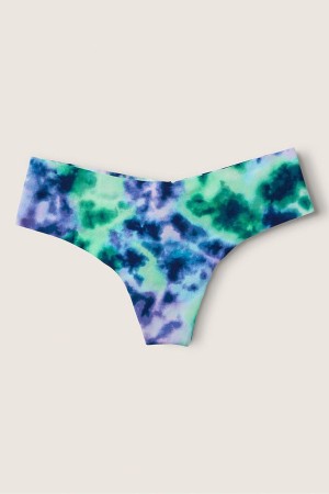 Ensign Galaxy Tie Dye Victoria's Secret No-Show No Show Thong Knickers | KTU-247815