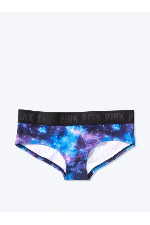 Galaxy Print Victoria's Secret Cotton Logo Hipster Knickers | NRS-075236