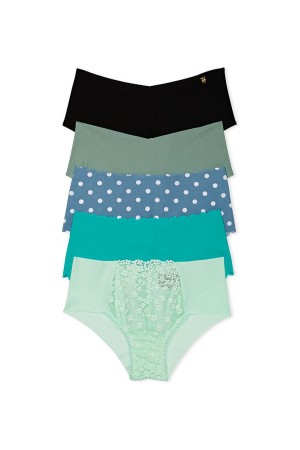 Green Victoria's Secret Sexy Illusions by Victorias Secret Multipack No Show Cheeky Knickers | ATY-860715