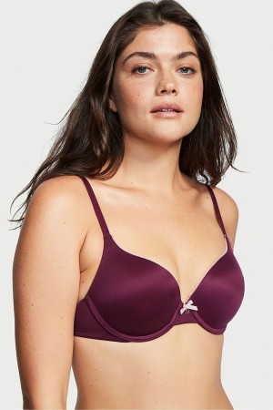 Kir Red Victoria's Secret Body by Victoria Smooth Full Cup Push Up Bra | OMR-780543