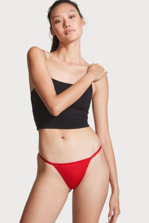 Lipstick Red Victoria's Secret Very Sexy Smooth G String Knickers | GLA-386297