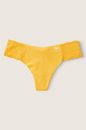 Maize Yellow Victoria's Secret No-Show No Show Thong Knickers | RDM-563147