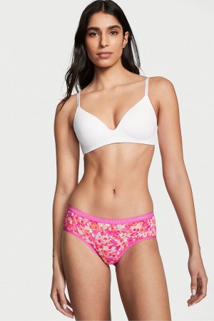 Mint Splash Floral Victoria's Secret Stretch Cotton Stretch Cotton Hipster Knickers | SEB-721968