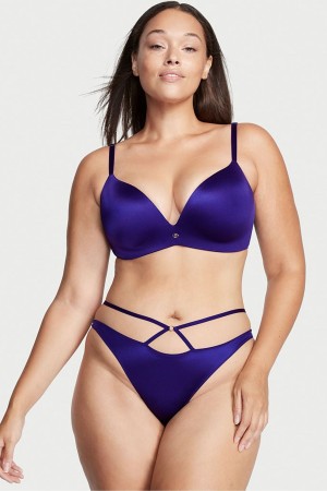 Night Ocean Blue Victoria's Secret Very Sexy Smooth Non Wired Push Up Bra | RUN-497865