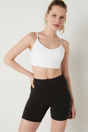 Optic White Victoria's Secret Lightly Lined Scoop Sports Bra | NDC-815740