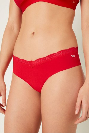 Pepper Red Victoria's Secret No-Show No Show Cheeky Knickers | FVD-230795