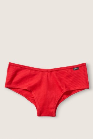 Pepper Red Victoria's Secret Stretch Cotton Cotton Cheeky Knickers | NBC-349786